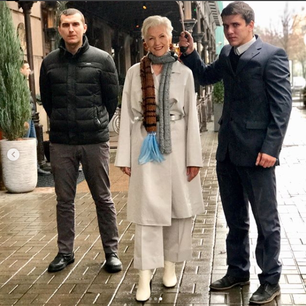 Конференция, телеканал и известный шеф-повар: как мама Илона Маска провела время в Киеве